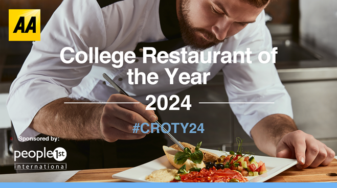 People 1st International and AA open entries for College Restaurant of the Year Award 2024