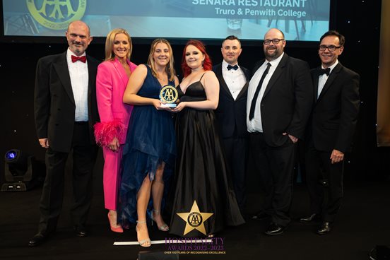 College Restaurant of the Year 2022 reacts to award win and work experience prize for students